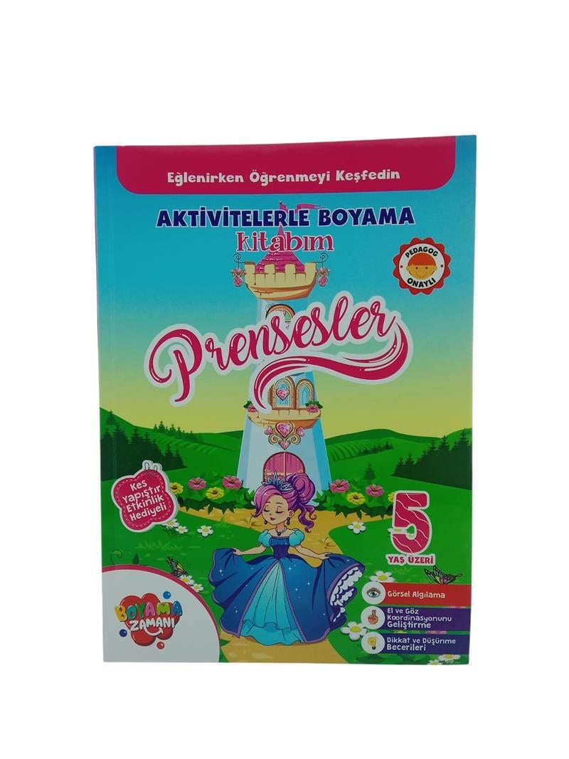Aktiviteli Boyama Kitabı Prensesler