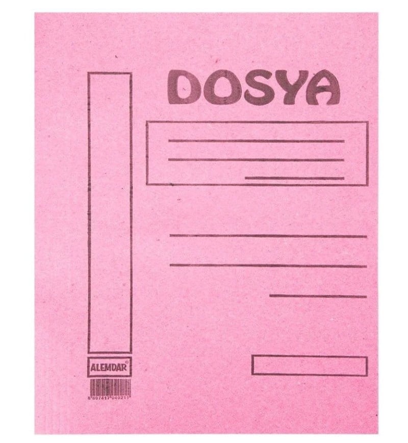 Alemdar Karton Dosya Tam Kapak A4 50'li Paket