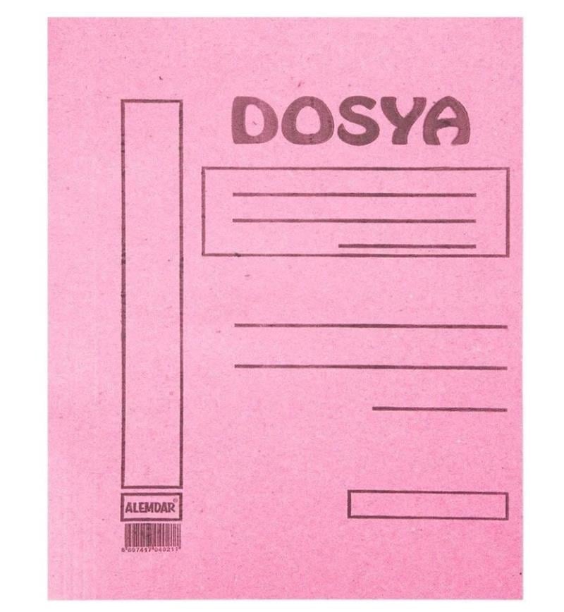 Alemdar Karton Dosya Tam Kapak A4 50'li Paket