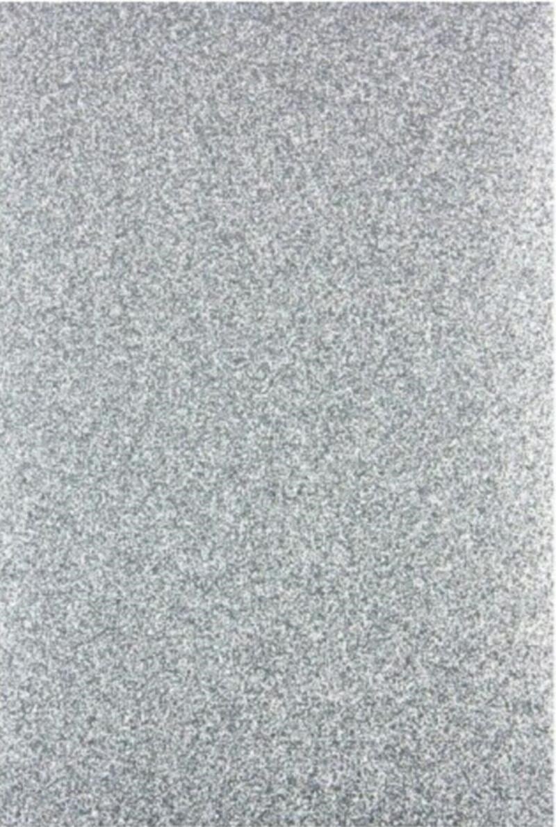 Alex Shoeller Fon Kartonu 50x70 Simli Gümüş 10'lu Paket
