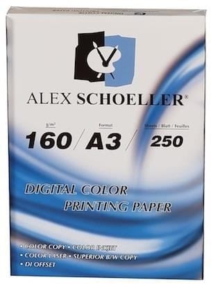 Alex Shoeller Fotokopi Kağıdı A4 Gramajlı 250gr 125'li Paket