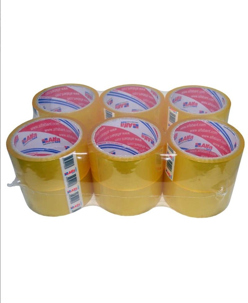 Alfabant Şeffaf Koli Bandı 40m x 12'li Paket