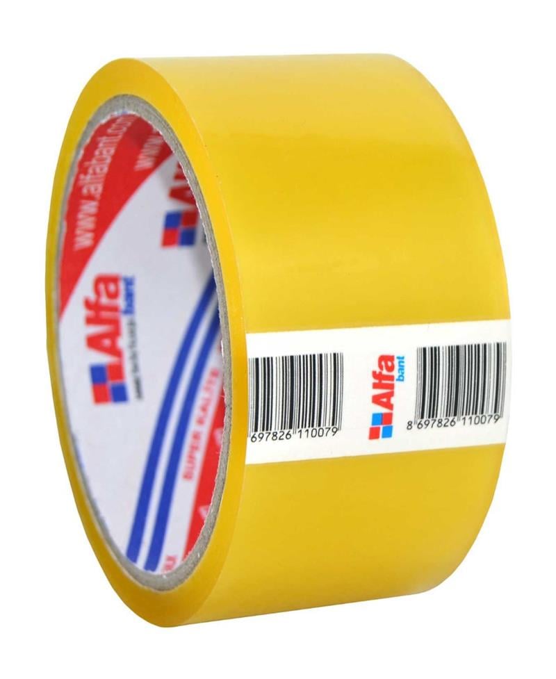 Alfabant Şeffaf Koli Bandı 40m x 12'li Paket