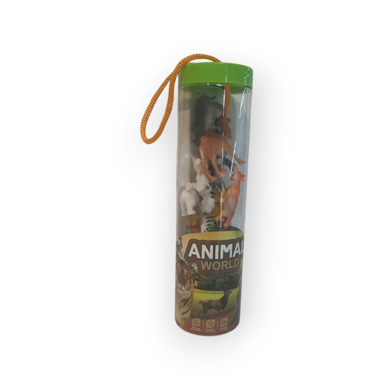 ANİMAL WORLD VAHŞİ HAYVANLAR SETİ ( TÜP İÇİNDE )