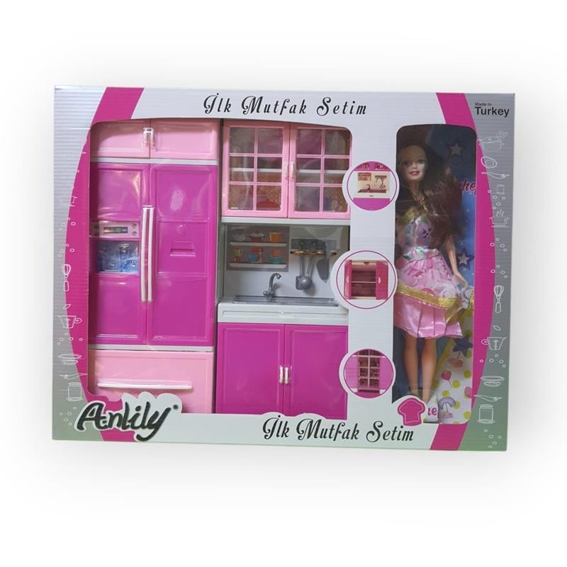 ANLİLY 2'Lİ SET BEBEKLİ İLK MUTFAK SETİM 