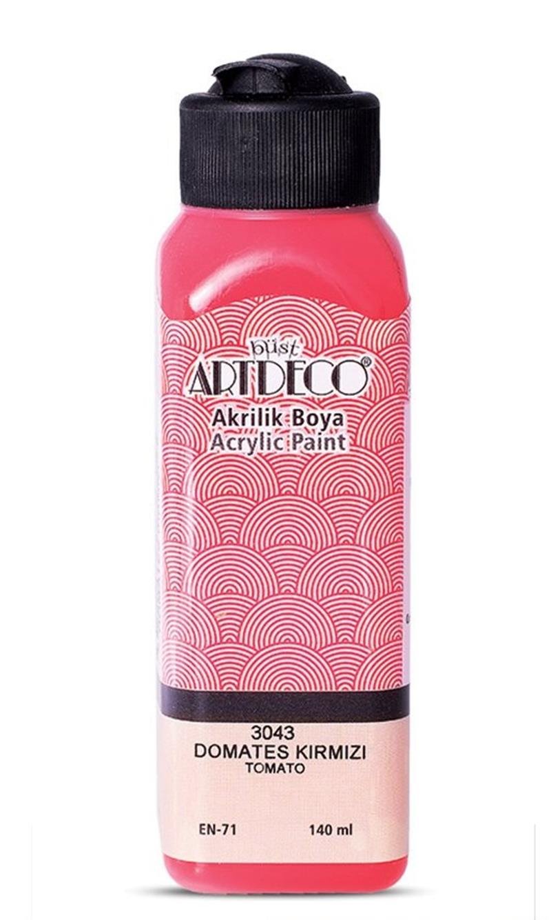 Artdeco Akrilik Boya 140ml Domates Kırmızı