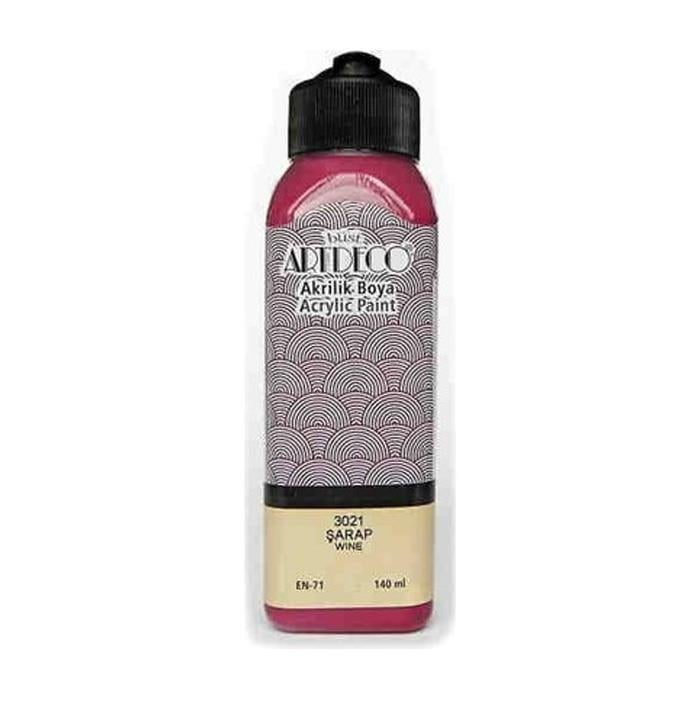 Artdeco Akrilik Boya 140ml Şarap