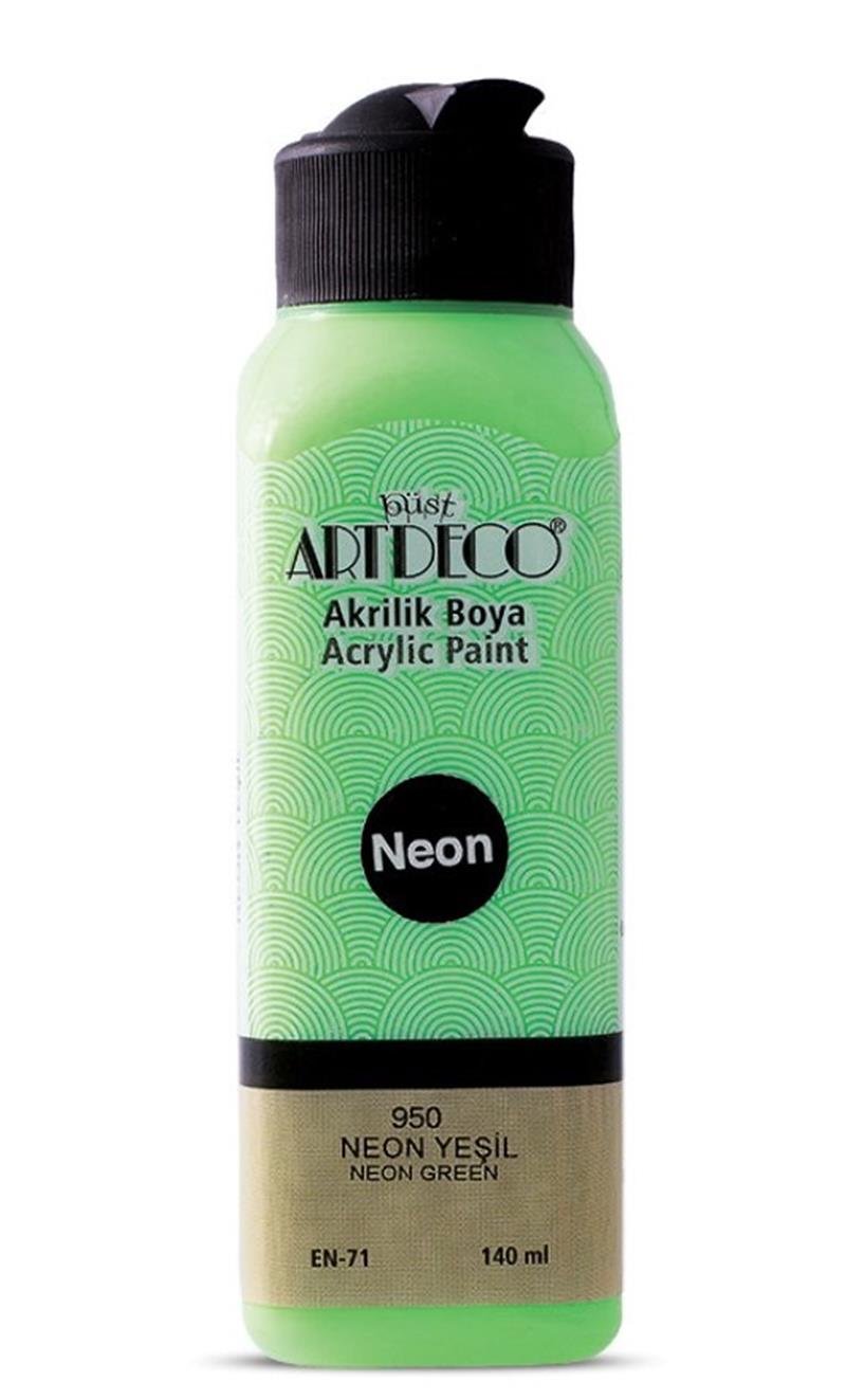 Artdeco Akrilik Boya 140ml Yeşil Neon