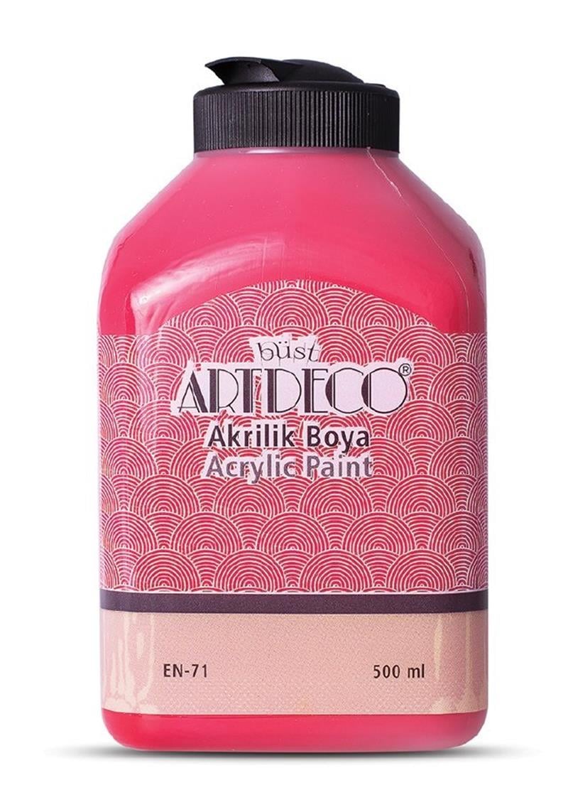 Artdeco Akrilik Boya 500ml Ateş Kırmızı