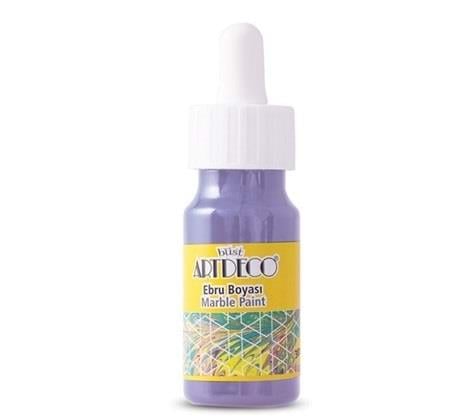 Artdeco Ebru Boyası 30ml Damlalıklı Lila
