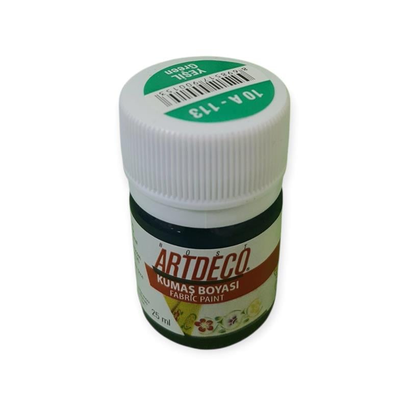 Artdeco Kumaş Boyası 25ml Yeşil 12'li Paket
