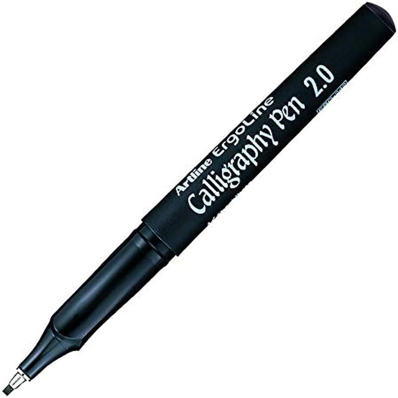 Artline Siyah Kaligrafi Kalemi 2.0 mm ERG 242 12'li Paket