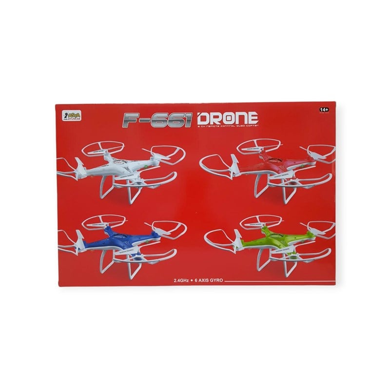 Asya F661 Drone 2.4Ghz 6 Eksen Gyro Uzaktan Kumandalı Led Işıklı 