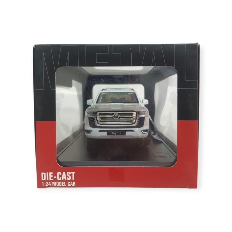 Asya Metal Die-Cast 1:24 Toyota Land Cruiser Model Araba 