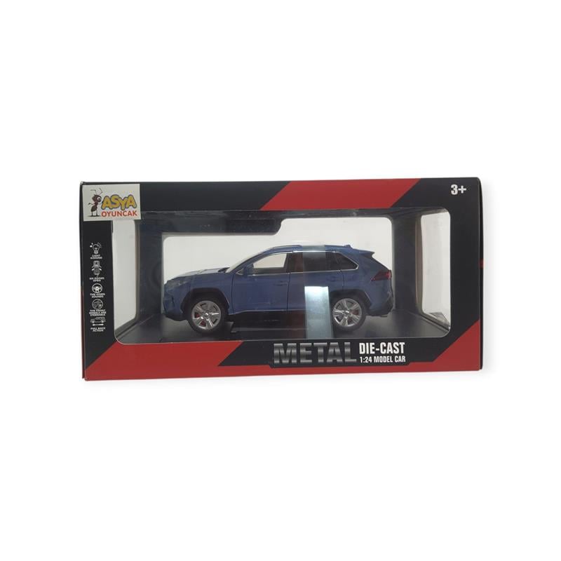 Asya Metal Die-Cast 1:24 Toyota Rav4 Model Araba 