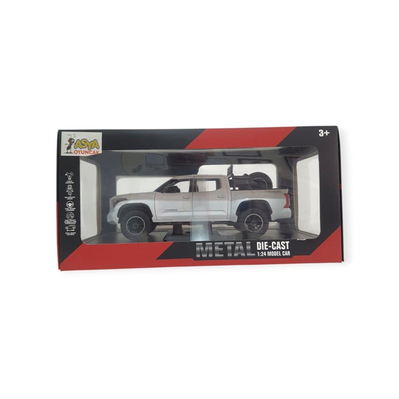 Asya Metal Die-Cast 1:24 Toyota Tundra Model Araba 