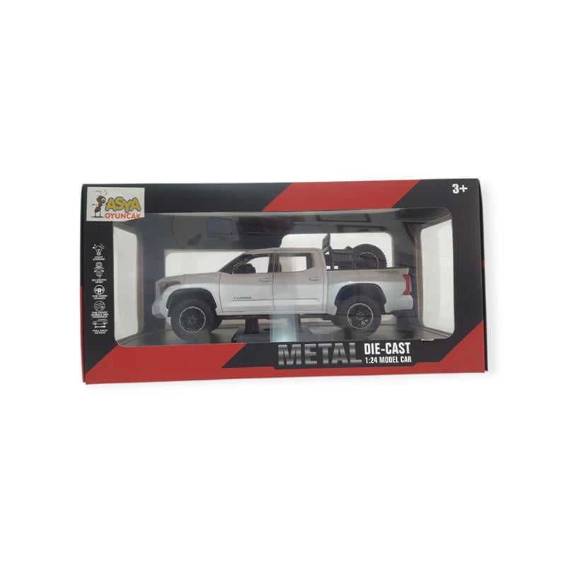 Asya Metal Die-Cast 1:24 Toyota Tundra Model Araba 