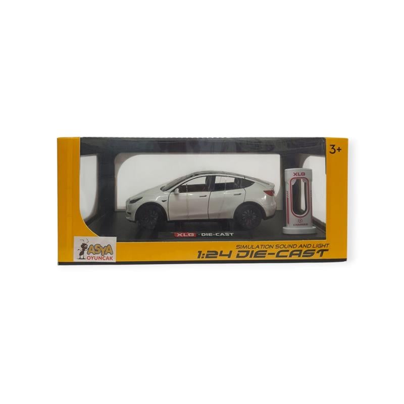 Asya Metal Die-Cast 1:24 XLG Model Y  Araba 