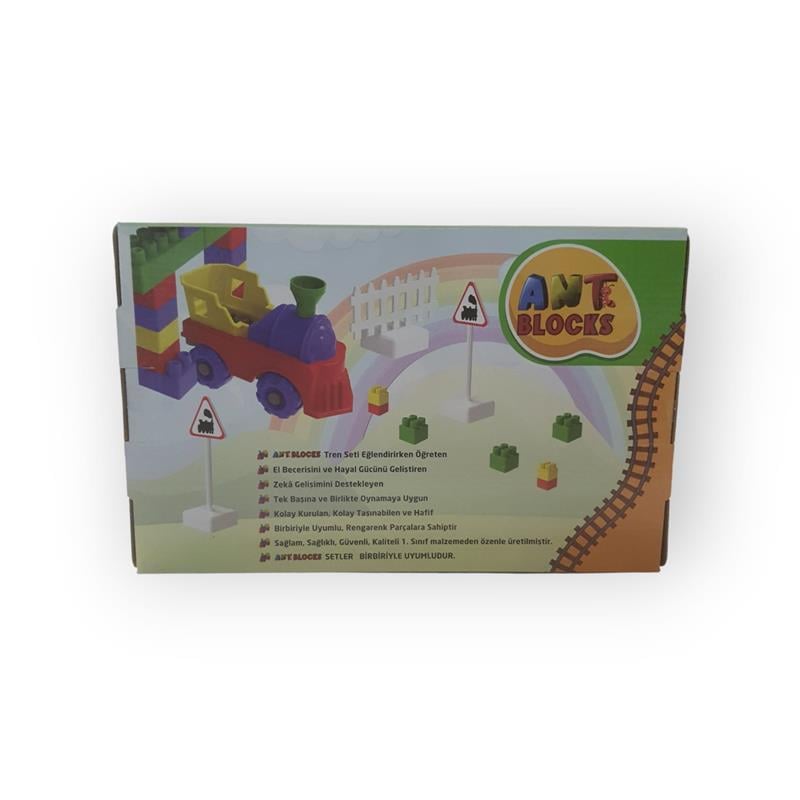 ASYA OYUNCAK TRAİN BLOCKS RENKLİ TREN BLOK SETİ 