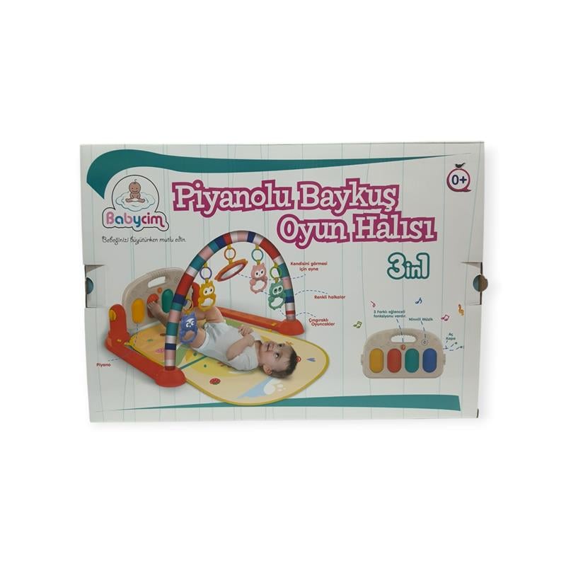 Babycim Baykuşlu Pianolu Bebek Oyun Halısı