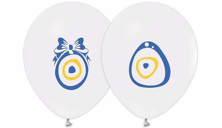 Balon- Ay Yıldız Baskılı 100'lü Paket