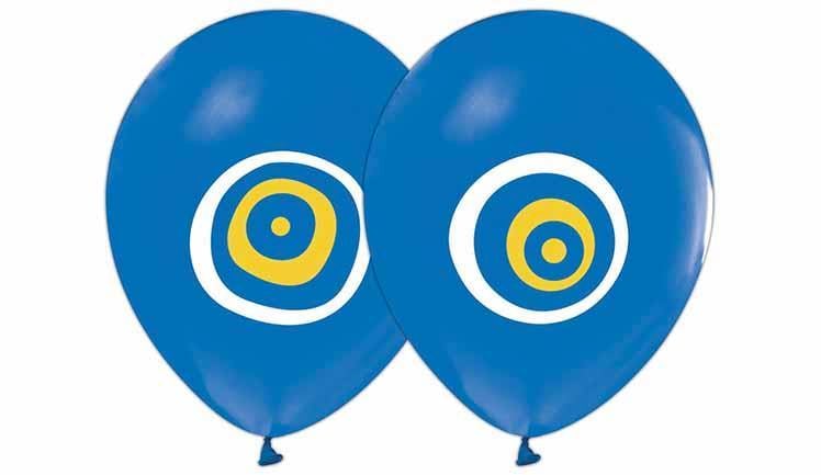 Balon- Ay Yıldız Baskılı 100'lü Paket
