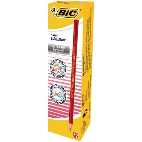 Bic Evolution 9213691 Kopya Kalemi Kırmızı 12'li Paket