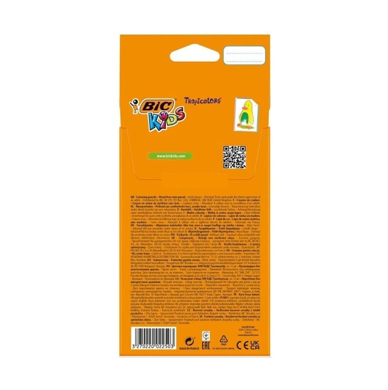Bic Tropicolors Kuru Boya Kalemi 12 Renk Set