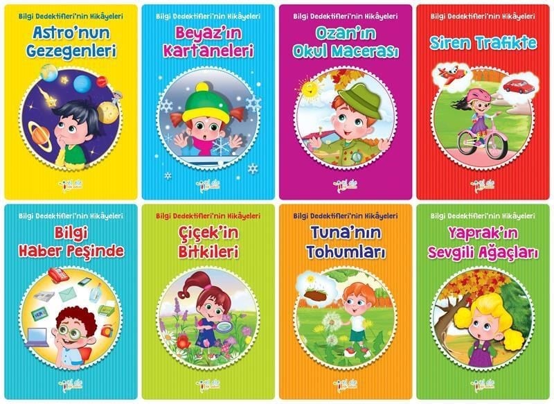 Bilgi Dedektiflerinin Hikayeleri 8 Kitap (Çantalı) El Ele İlk Adım Yayınları