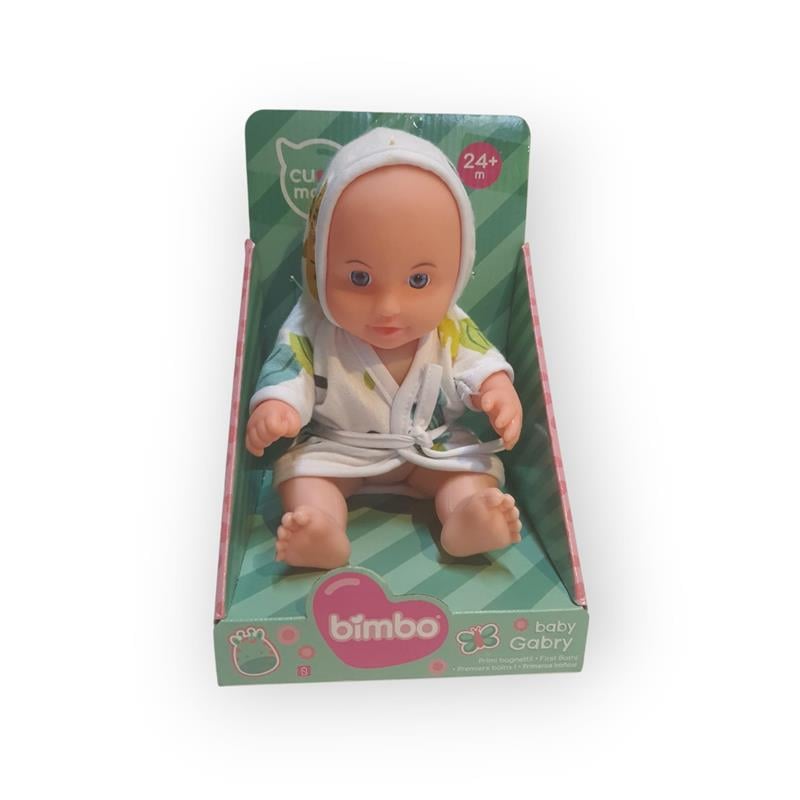 BİMBO BABY GABRY SEVİMLİ OYUNCAK BORNOZLU BEBEK 