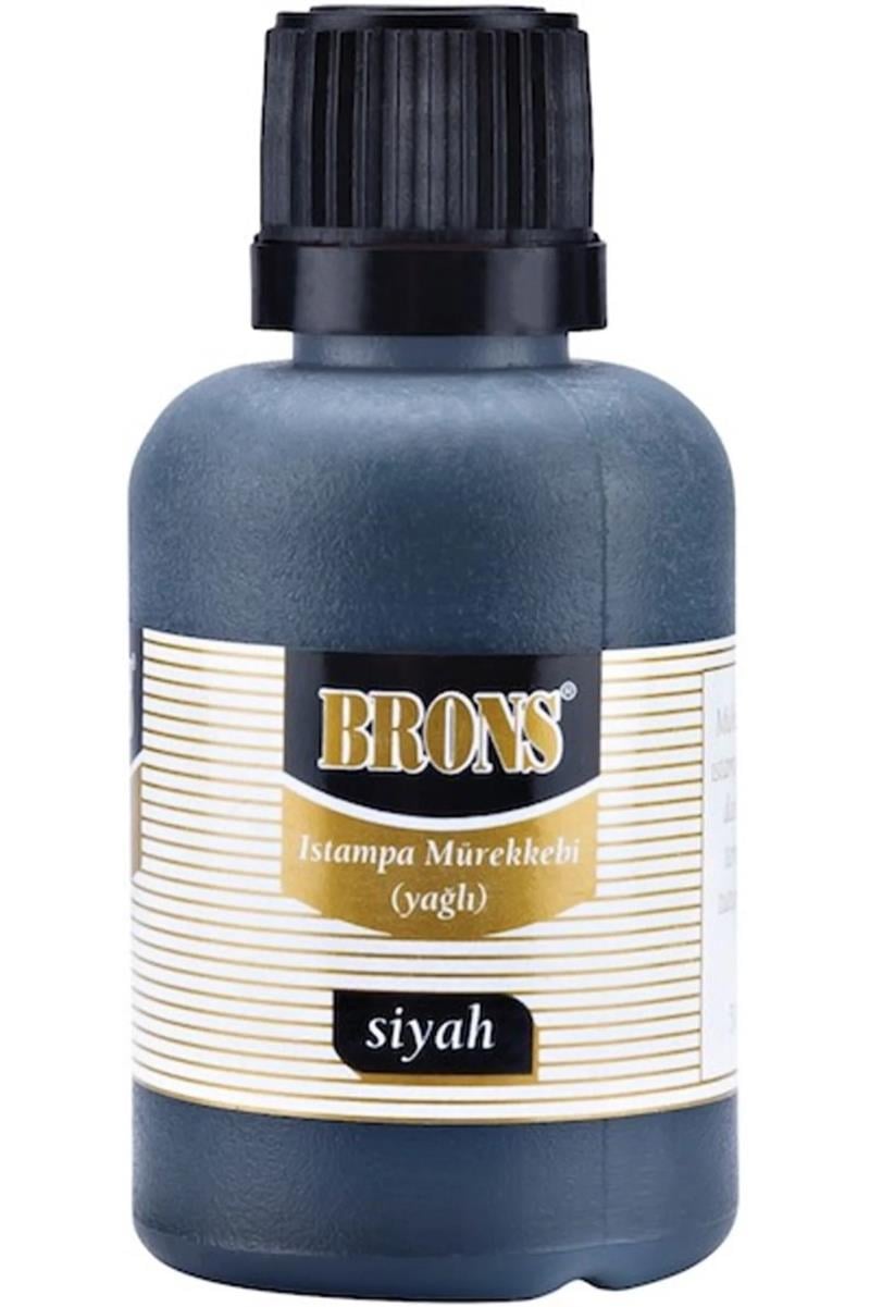 Brons Istampa Mürekkebi 50cc Siyah Br-328