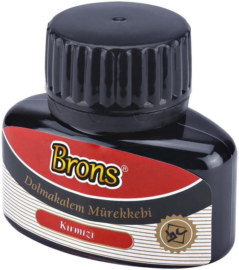 Brons Kırmızı Dolma Kalem Mürekkebi BR-313