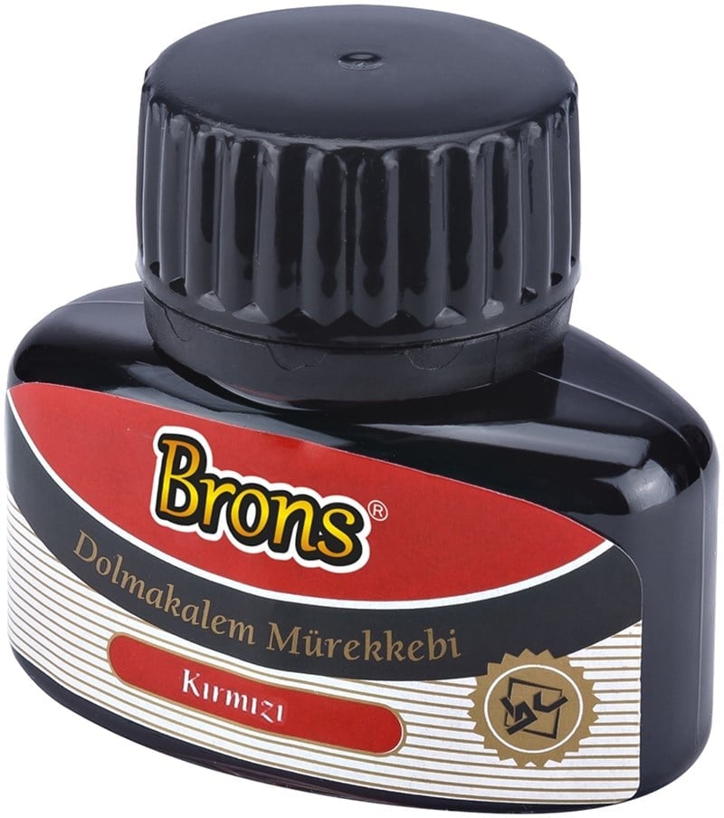 Brons Kırmızı Dolma Kalem Mürekkebi BR-313
