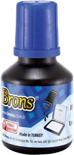 Brons Mavi Istampa Mürekkebi 30 cc BR-315