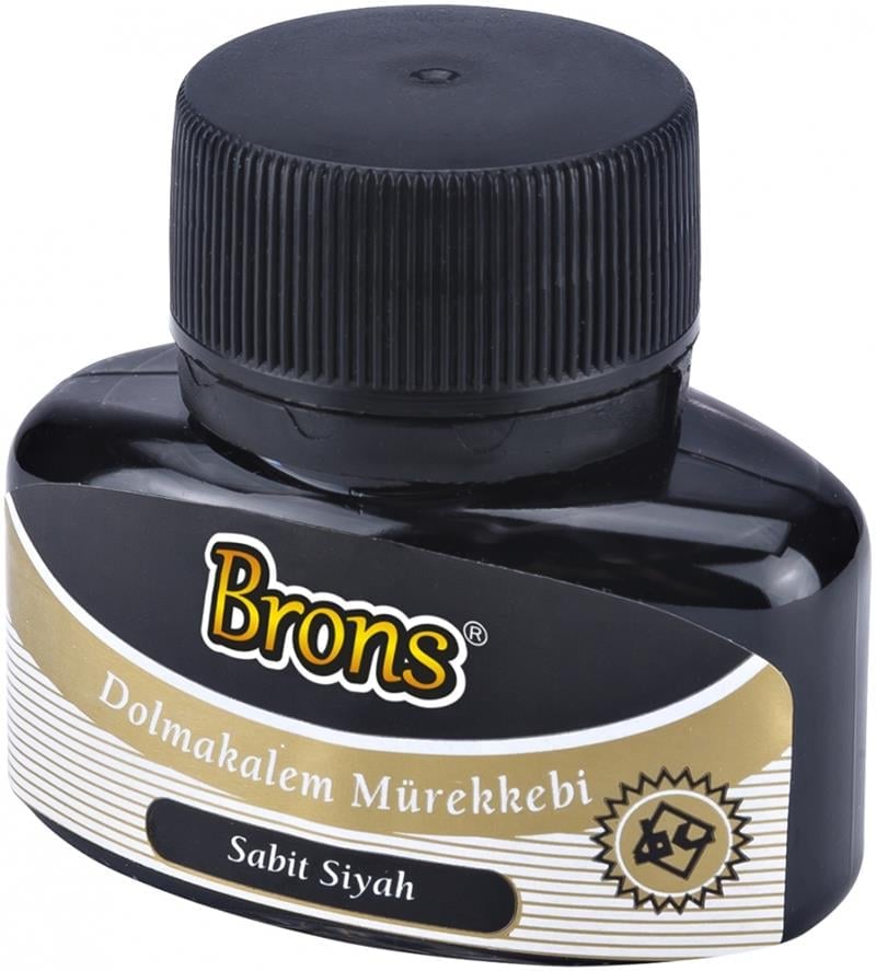 Brons Siyah Dolma Kalem Mürekkebi BR-311