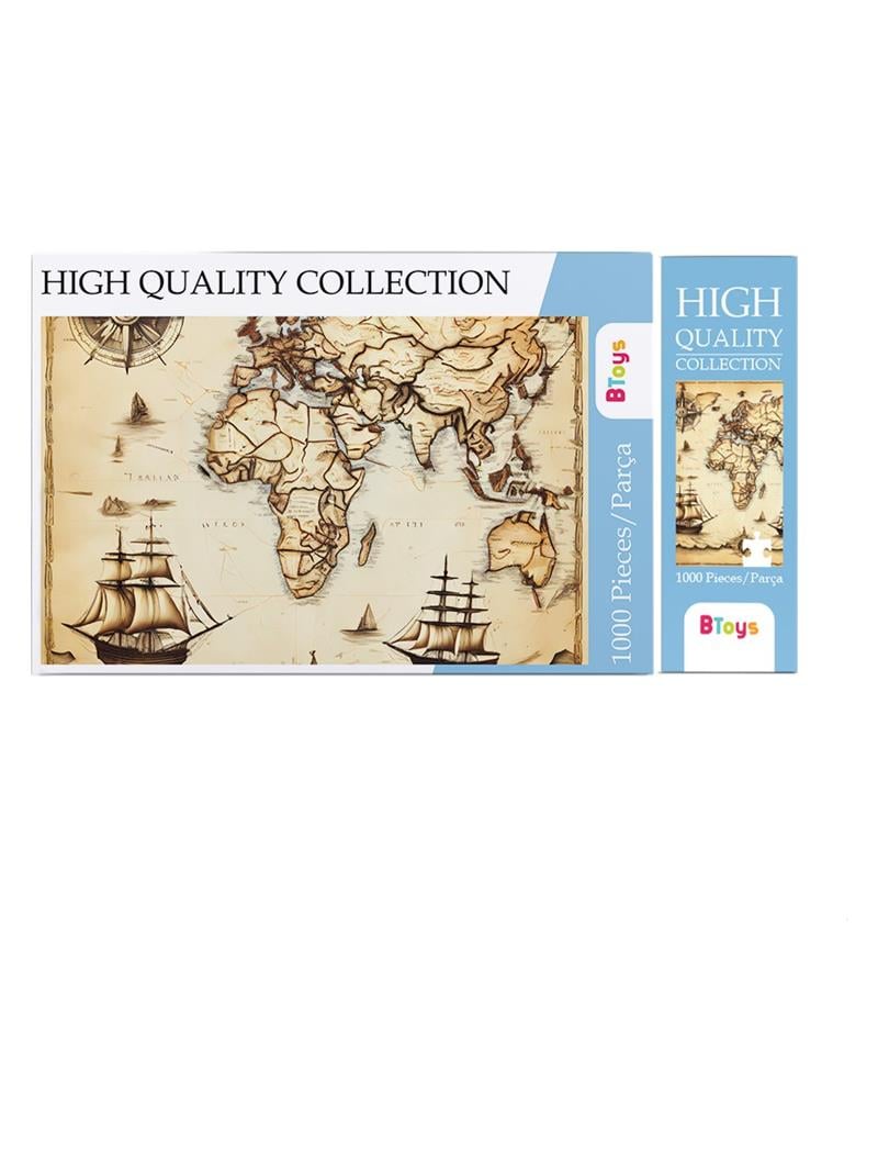 BTOYS 1000 PARÇA PUZZLE PİRİ REİS HARİTASI 1500'LER 9028