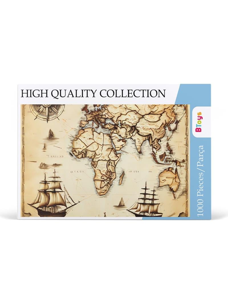 BTOYS 1000 PARÇA PUZZLE PİRİ REİS HARİTASI 1500'LER 9028