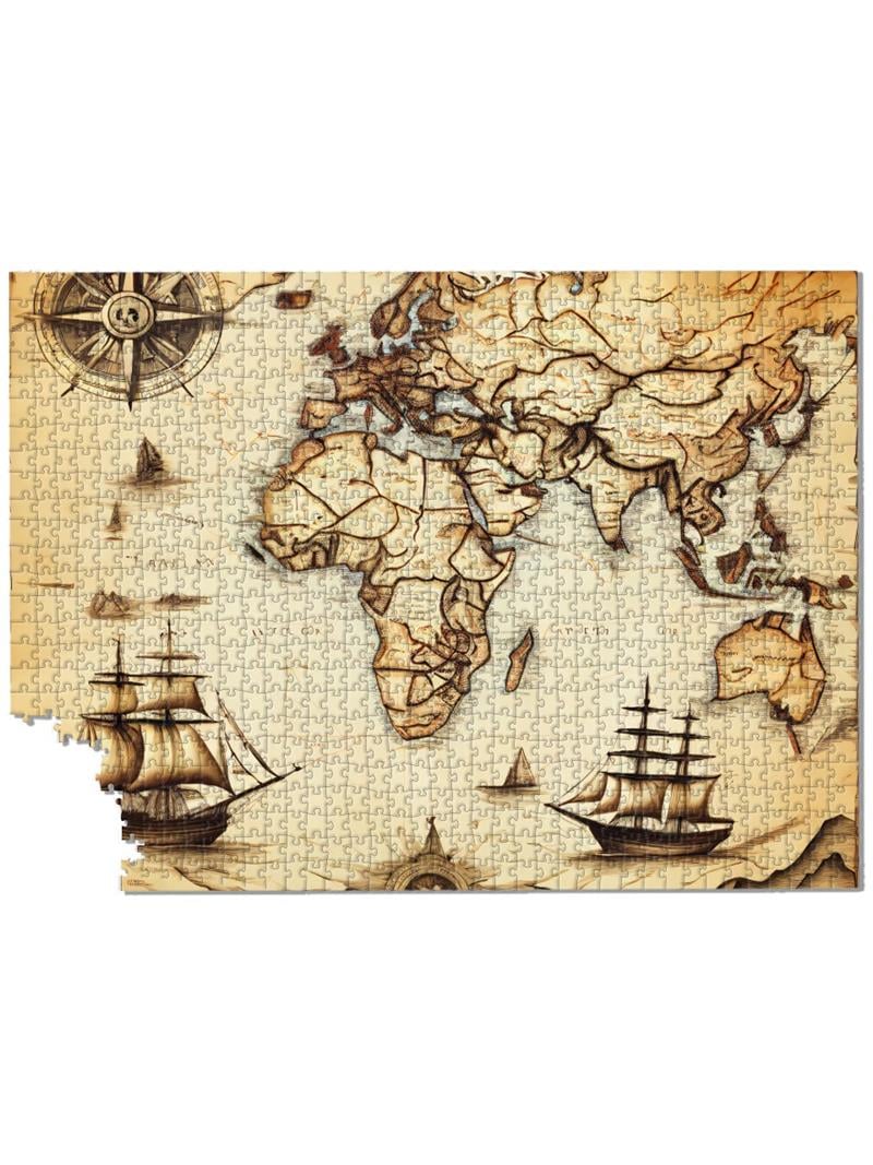 BTOYS 1000 PARÇA PUZZLE PİRİ REİS HARİTASI 1500'LER 9028