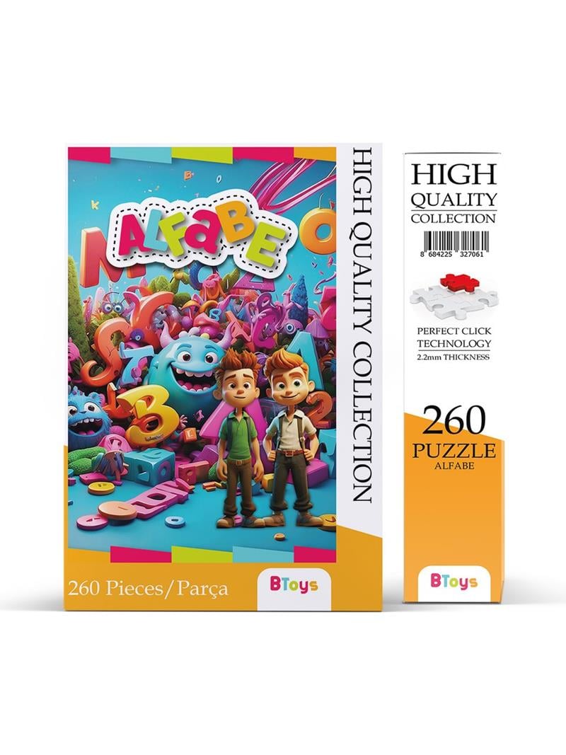 BTOYS 260 PARÇA PUZZLE ALFABE 9072