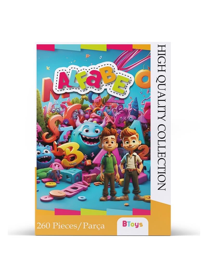 BTOYS 260 PARÇA PUZZLE ALFABE 9072