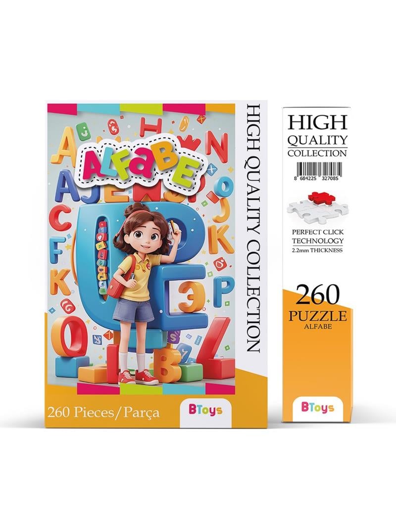 BTOYS 260 PARÇA PUZZLE ALFABE 9073