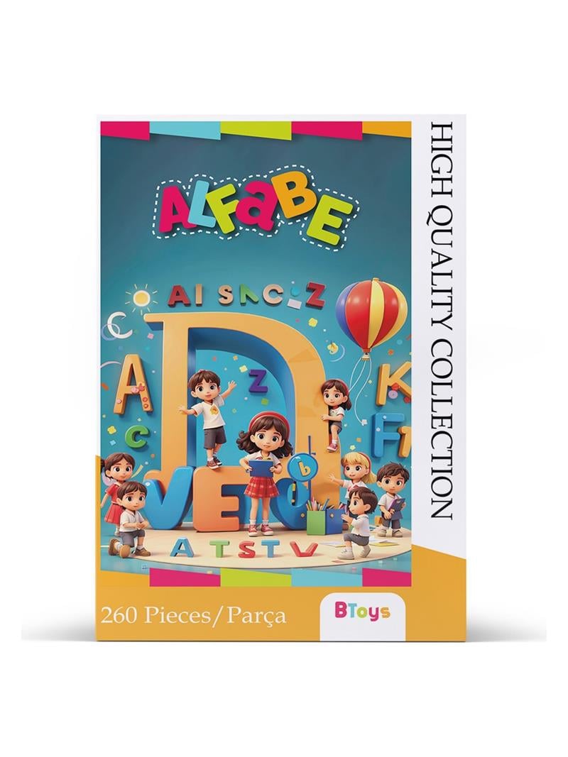 BTOYS 260 PARÇA PUZZLE ALFABE 9075