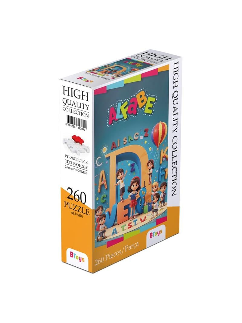 BTOYS 260 PARÇA PUZZLE ALFABE 9075