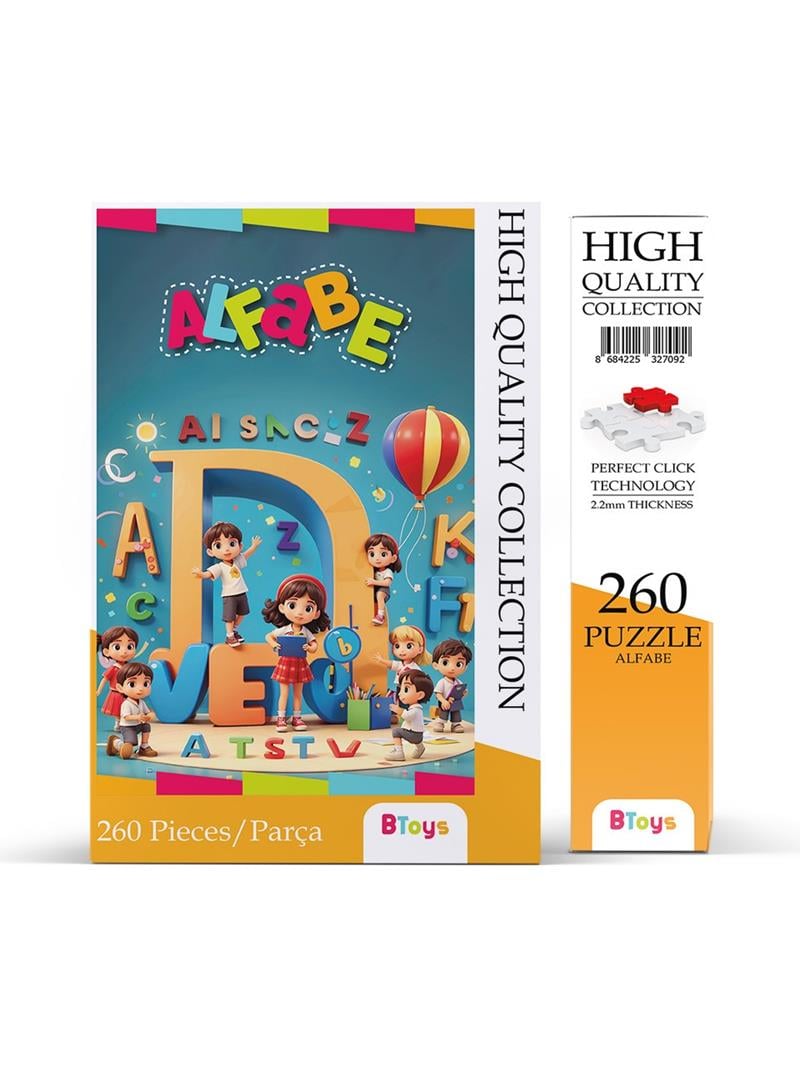 BTOYS 260 PARÇA PUZZLE ALFABE 9075