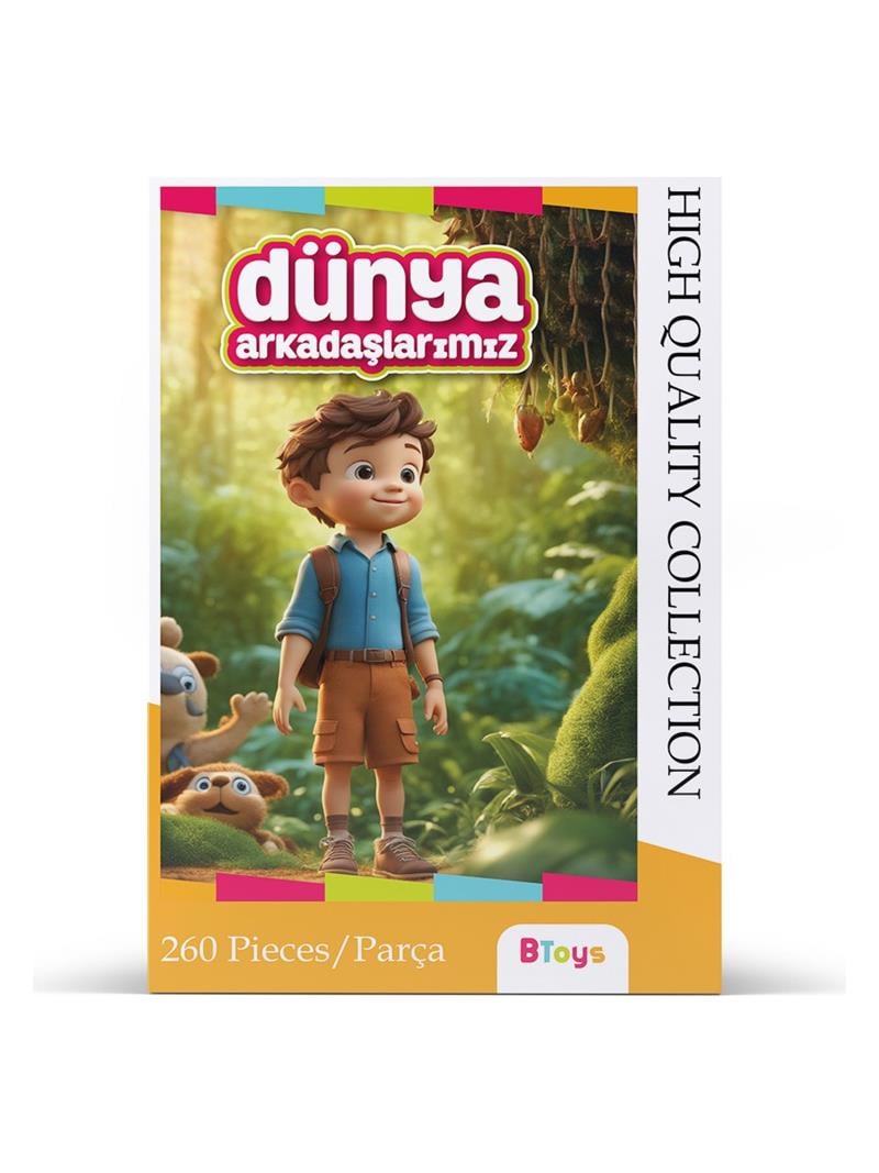 BTOYS 260 PARÇA PUZZLE DÜNYA ARKADAŞLARIMIZ 9066