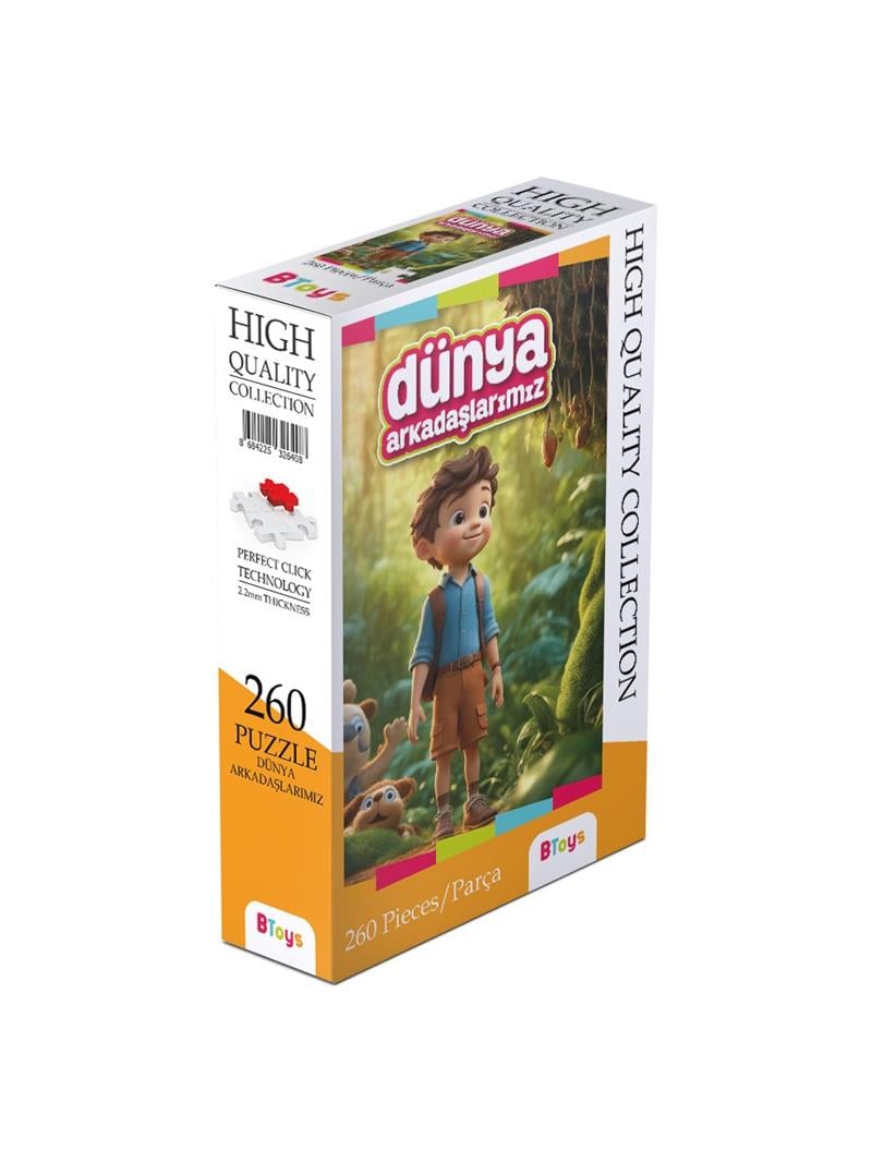 BTOYS 260 PARÇA PUZZLE DÜNYA ARKADAŞLARIMIZ 9066