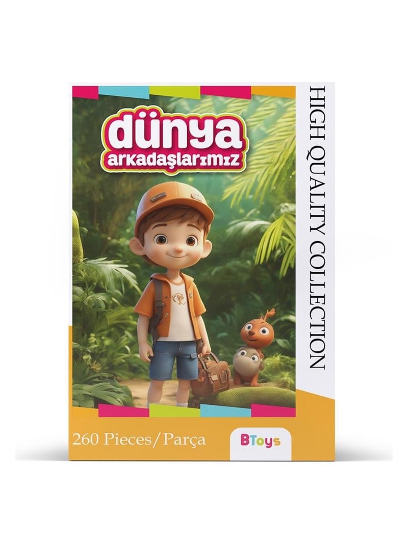 BTOYS 260 PARÇA PUZZLE DÜNYA ARKADAŞLARIMIZ 9067