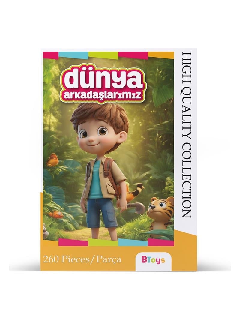 BTOYS 260 PARÇA PUZZLE DÜNYA ARKADAŞLARIMIZ 9065