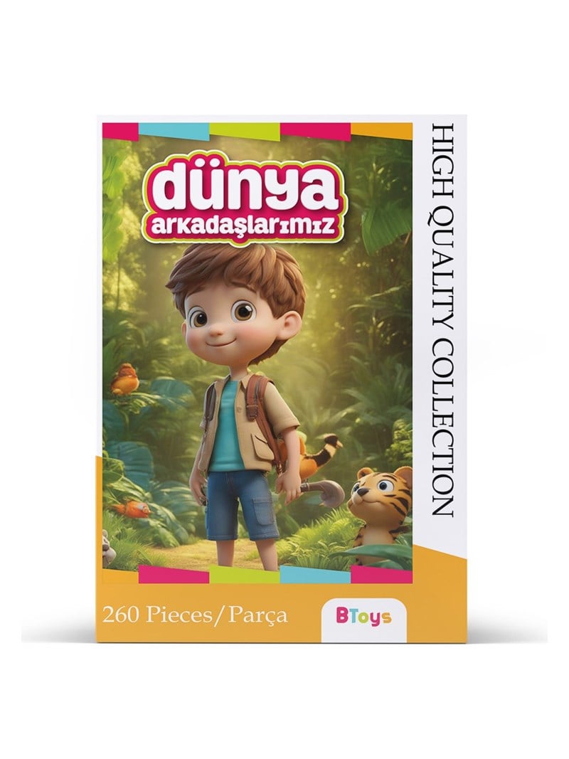 BTOYS 260 PARÇA PUZZLE DÜNYA ARKADAŞLARIMIZ 9065