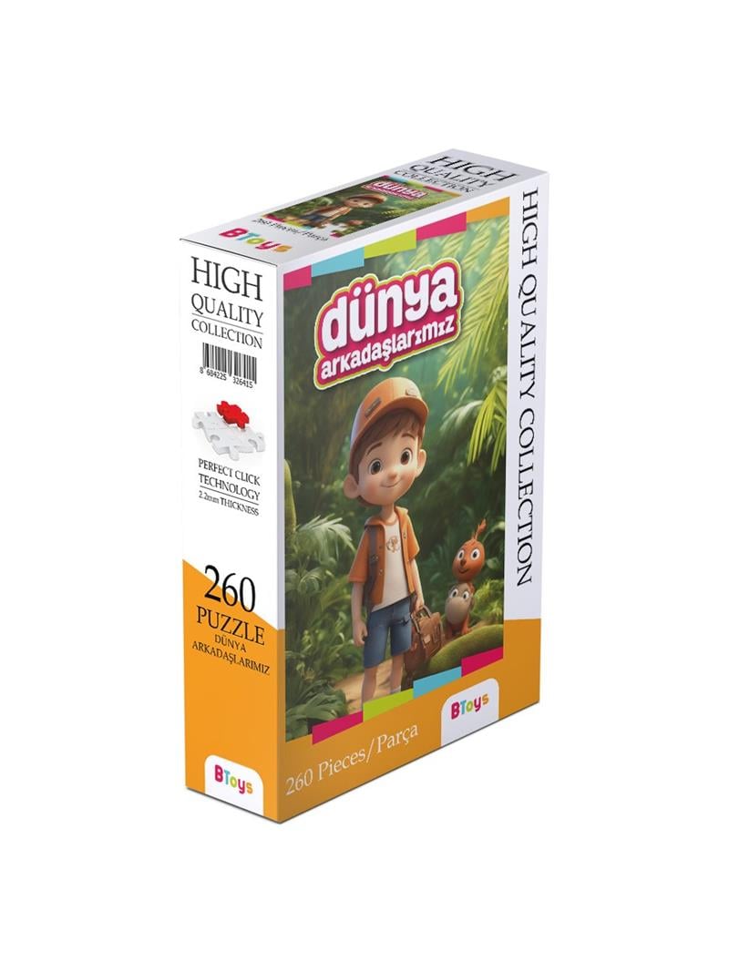 BTOYS 260 PARÇA PUZZLE DÜNYA ARKADAŞLARIMIZ 9067